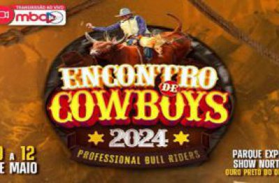 Encontro de Cowboys 2024 inicia nesta quinta-feira, 9, e vai at domingo, 12, em Ouro Preto do Oeste