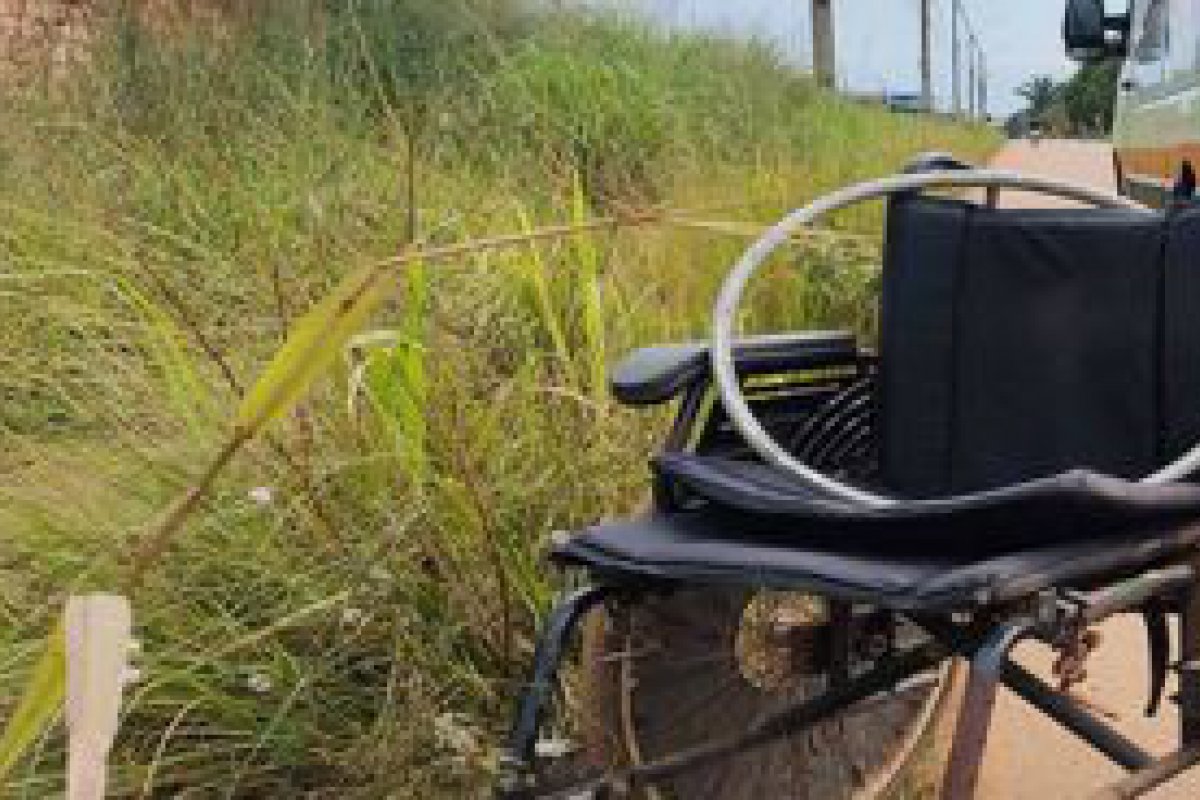 Em Rondnia, motorista foge depois de atropelar cadeirante