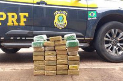 Em Rondônia, Polícia Rodoviária Federal apreende 34,2 Kg de cocaína