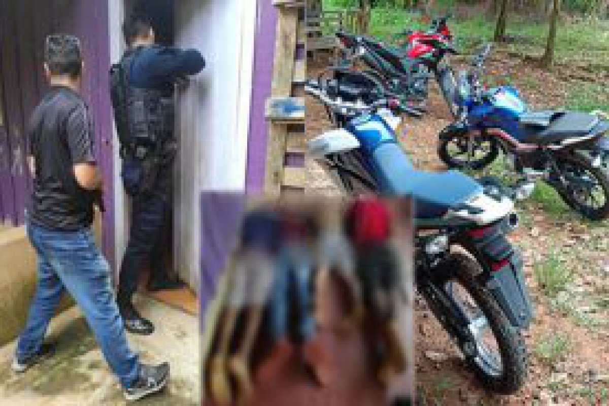 JARU  PM prende suspeitos de arrombamento e furto em concessionria e recupera 3 motos