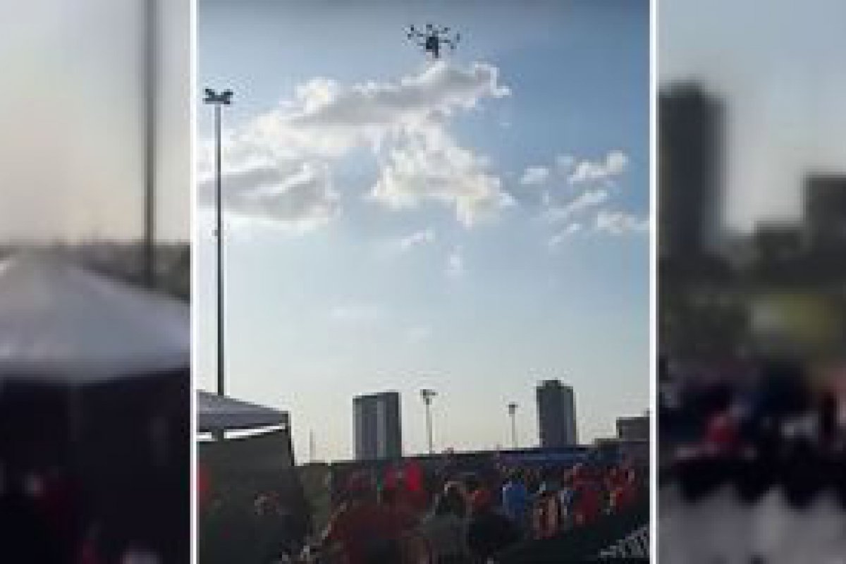 Drone despeja fezes e urina no público antes de evento com Lula em MG; Vídeo
