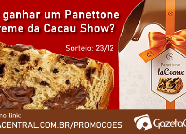 😍😋 Quer ganhar um Panettone laCreme da Cacau Show?